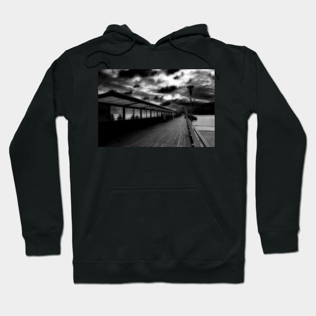 Bournemouth Pier Dorset England Hoodie by AndyEvansPhotos